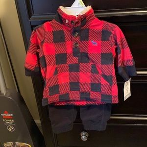 Baby boy fleece set